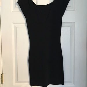 Black mini dress